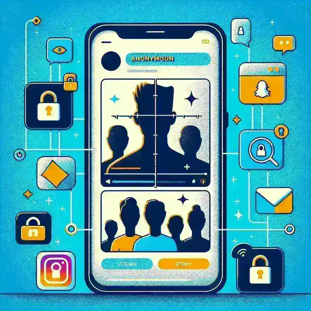 "User analyzing Instagram Story viewers anonymously with privacy solutions, showcasing smartphone screen and engaging social media interface - The Complete Guide to Instagram Story Viewers."