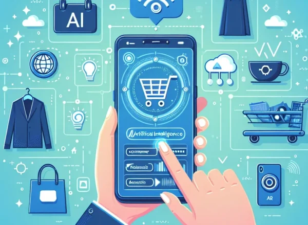 "Snapchat's new AI-powered AR shopping feature showcased in an article about its expansion for U.S. brands, highlighting virtual try-on technology and interactive shopping experiences."